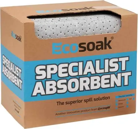 Produktfoto 1 von Ecospill Ltd Ecosoak Bindemittel Pad Wartung 70 L