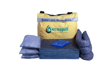 Produktfoto 1 von Ecospill Ltd Bindemittel-Kit, Aufnahme bis 50 L, Einsatz in Wartung