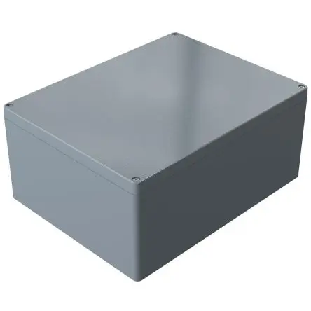 Produktfoto 1 von Rose Aluminium Standard; Gehäuse; Aluminiumdruckguss; Grau; IK09 IP66 Breite 310 mm Höhe 400 mm Länge 400 mm