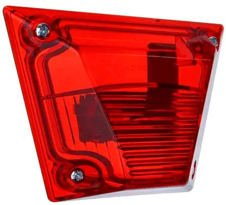 Produktfoto 1 von Eaton X10 Maxi LED, Dauerbetrieb, Blinken 0,5 Hz, Blinken 1 Hz-Licht Signalleuchte 230V Rot IP69 Wand / 120 dB 120 dB @