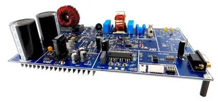 Produktfoto 1 von STMicroelectronics STM32F303RB Entwicklungsbausatz Spannungsregler, 1,5 kW Doppelmotorantrieb 3-Phasen-Motorantrieb, für