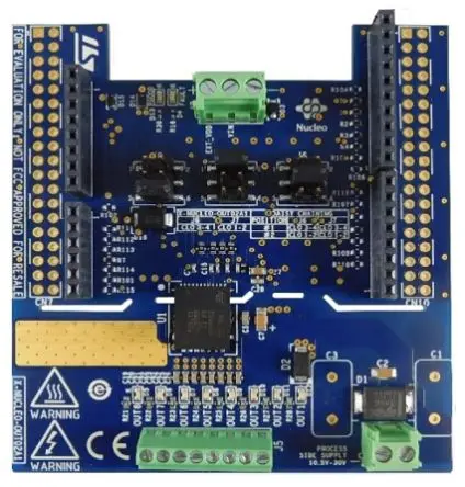 Produktfoto 1 von STMicroelectronics ISO8200AQ Entwicklungsbausatz Spannungsregler, Erweiterungskarte für industrielle Digitalausgänge