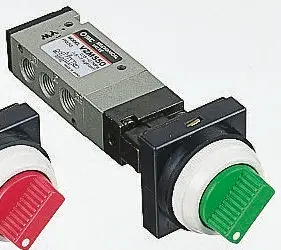 Produktfoto 1 von SMC, Dreh-Wahlschalter VZM550 Pneumatik-Steuerventil, manuell, RC 1/8 in III B