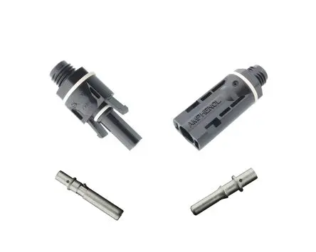 Produktfoto 1 von Amphenol Industrial H4 Solarsteckverbinder Buchse Panel Solarsteckverbinder Schnellverbindung 2.5mm², 4 mm² 35A, 1000V