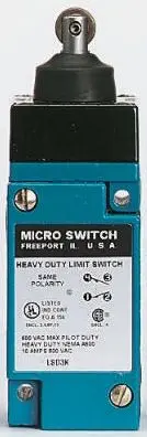 Produktfoto 1 von Honeywell HDLS Endschalter, Stößel 1-poliger Umschalter, IP67, Zinkdruckguss mit Epoxidbeschichtung 240V ac 10A