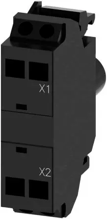 Produktfoto 1 von Siemens SIRIUS ACT 3SU14 Lichtblock Anzeigenblock LED Rot beleuchtet 24V Federbelastet