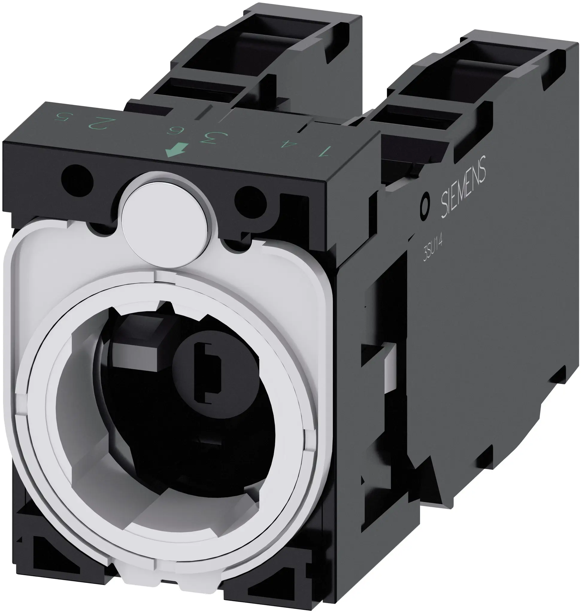 Produktfoto 1 von Siemens SIRIUS ACT 3SU15 Kontaktblock LED 2 NO (Schließer) + 2 NC (Öffner) 6 ... 24V Schraubanschluss