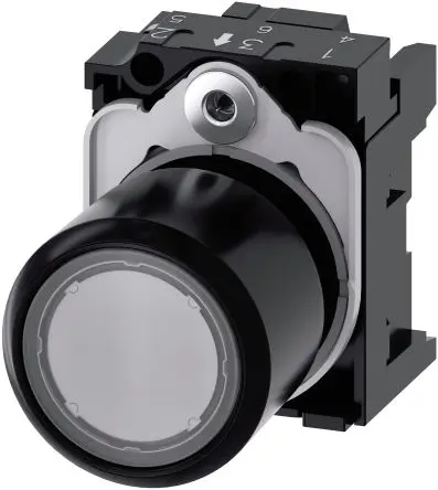 Produktfoto 1 von Siemens SIRIUS ACT 3SU12 Drucktastenkopf Ø 22 mm, lichtdurchlässig Tastend Rund Rund Kunststoff, IP66