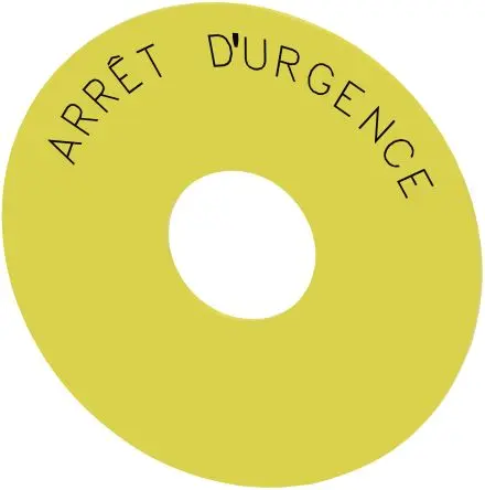Produktfoto 1 von Siemens SIRIUS ACT 3SU19 Trägerplatte Not-AUS-Trägerplatte