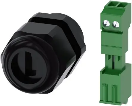 Produktfoto 1 von Siemens SIRIUS ACT Kabelverschraubung, M20 Kunststoff Schwarz, IP66, IP67, IP69, IP69K