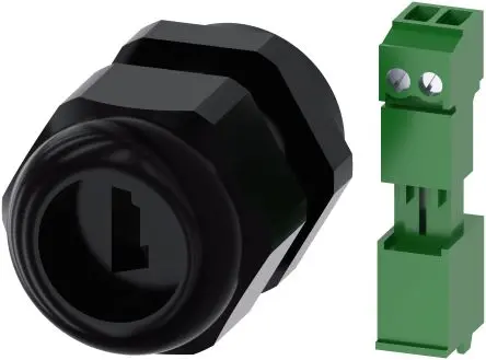 Produktfoto 1 von Siemens SIRIUS ACT Kabelverschraubung, M25 Kunststoff Schwarz, IP66, IP69K, IP69, IP67