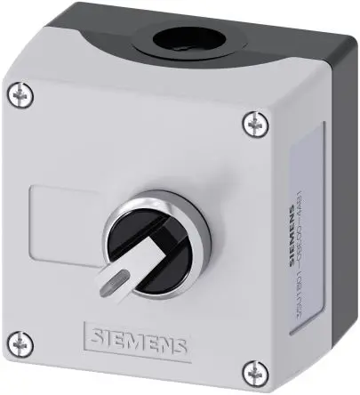 Produktfoto 1 von Siemens SIRIUS ACT 3SU18 Steuerstation-Schalter Kunststoff, IP69, IP66, IP67 Kunststoff Grau Ø 22 mm
