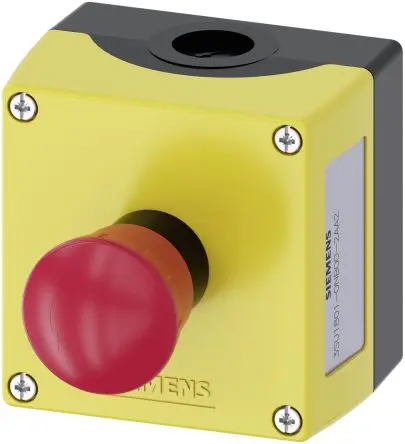 Produktfoto 1 von Siemens SIRIUS ACT 3SU18 Not-Aus-Drucktaster, SMD, Ø 22 mm, 1-poliger Umschalter, Rot IP67, IP66, IP69 Better World, x