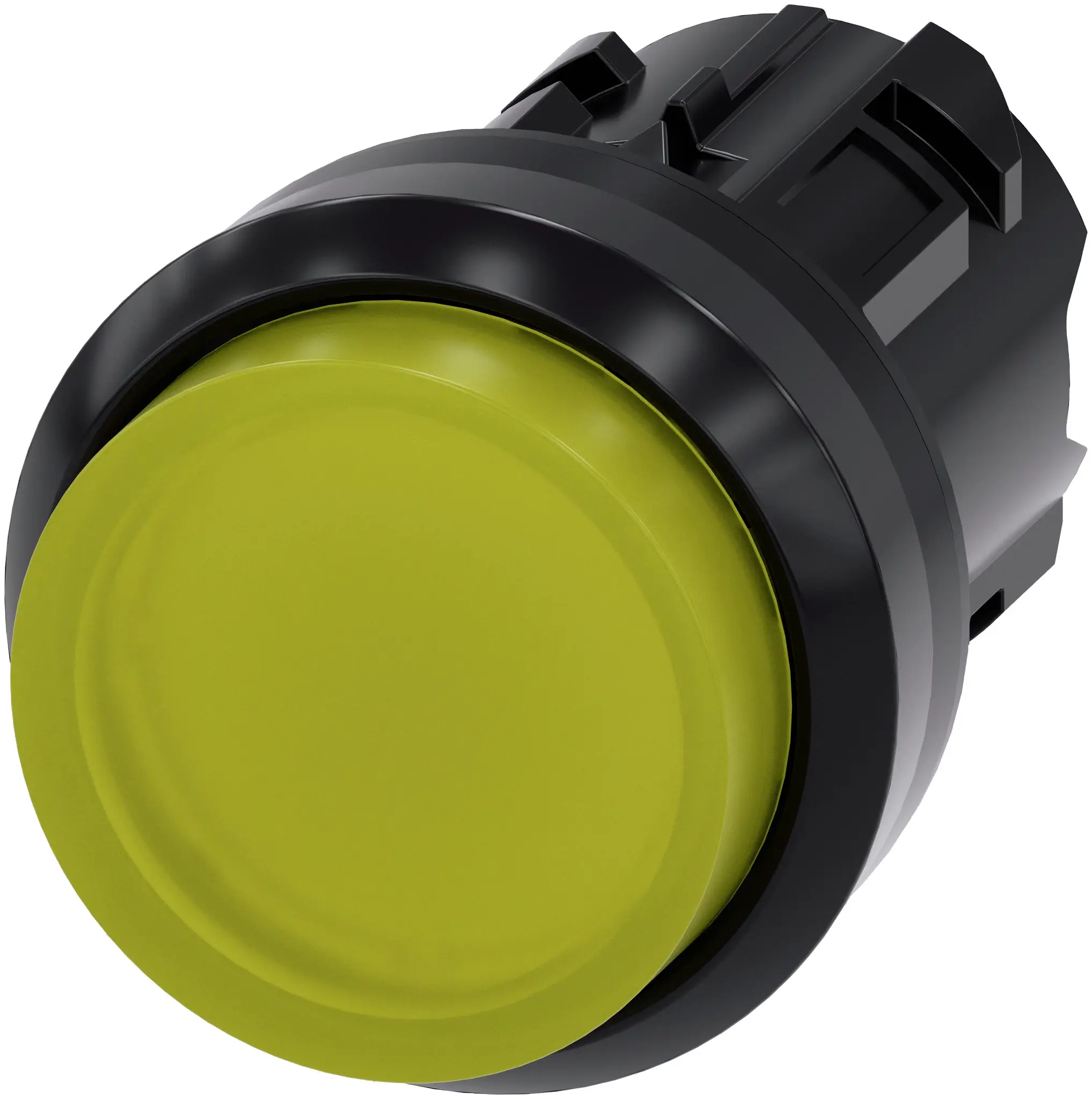 Produktfoto 1 von Siemens SIRIUS ACT Drucktastenkopf Ø 22 mm, Gelb Tastend Rund Rund Kunststoff, IP66