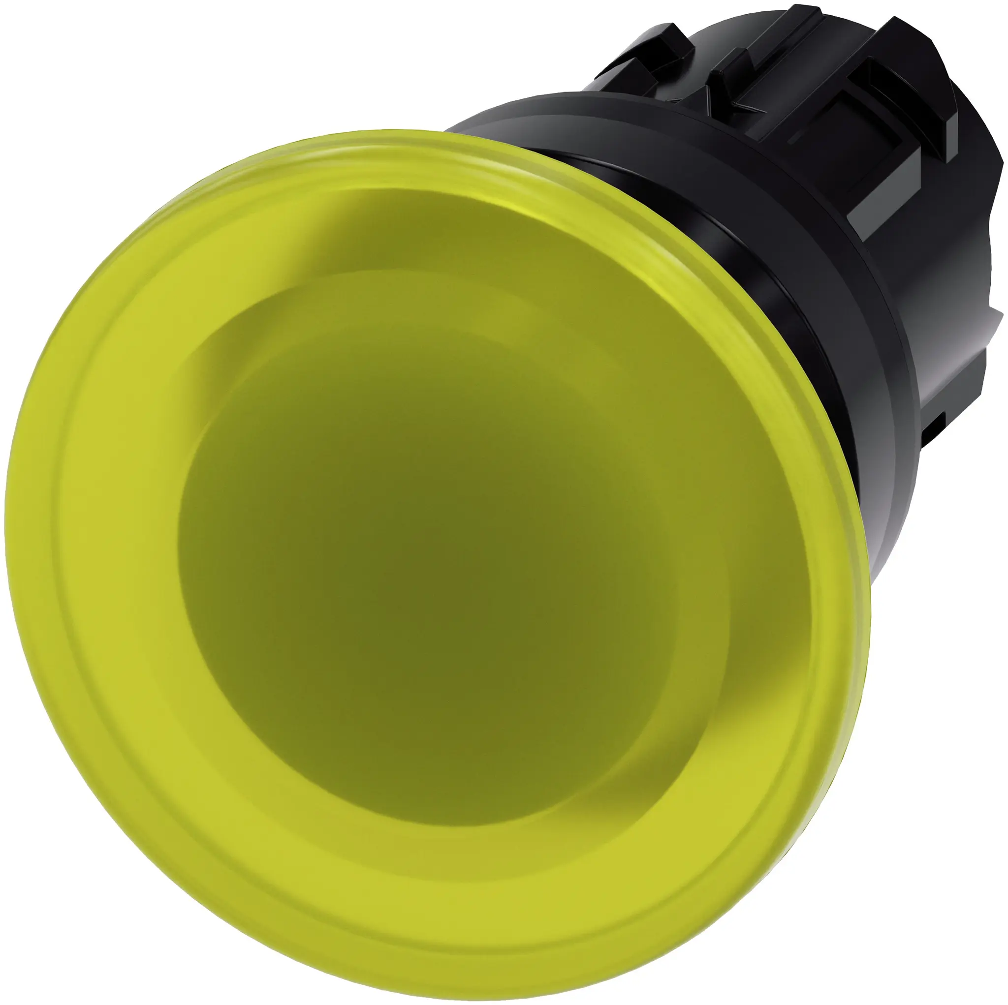 Produktfoto 1 von Siemens SIRIUS ACT Drucktastenkopf Ø 22 mm, Gelb Tastend Rund Rund Kunststoff, IP66