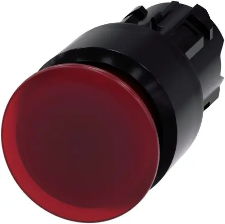 Produktfoto 1 von Siemens SIRIUS ACT Drucktastenkopf Ø 22 mm, Rot Rastend Rund Rund Kunststoff, IP66