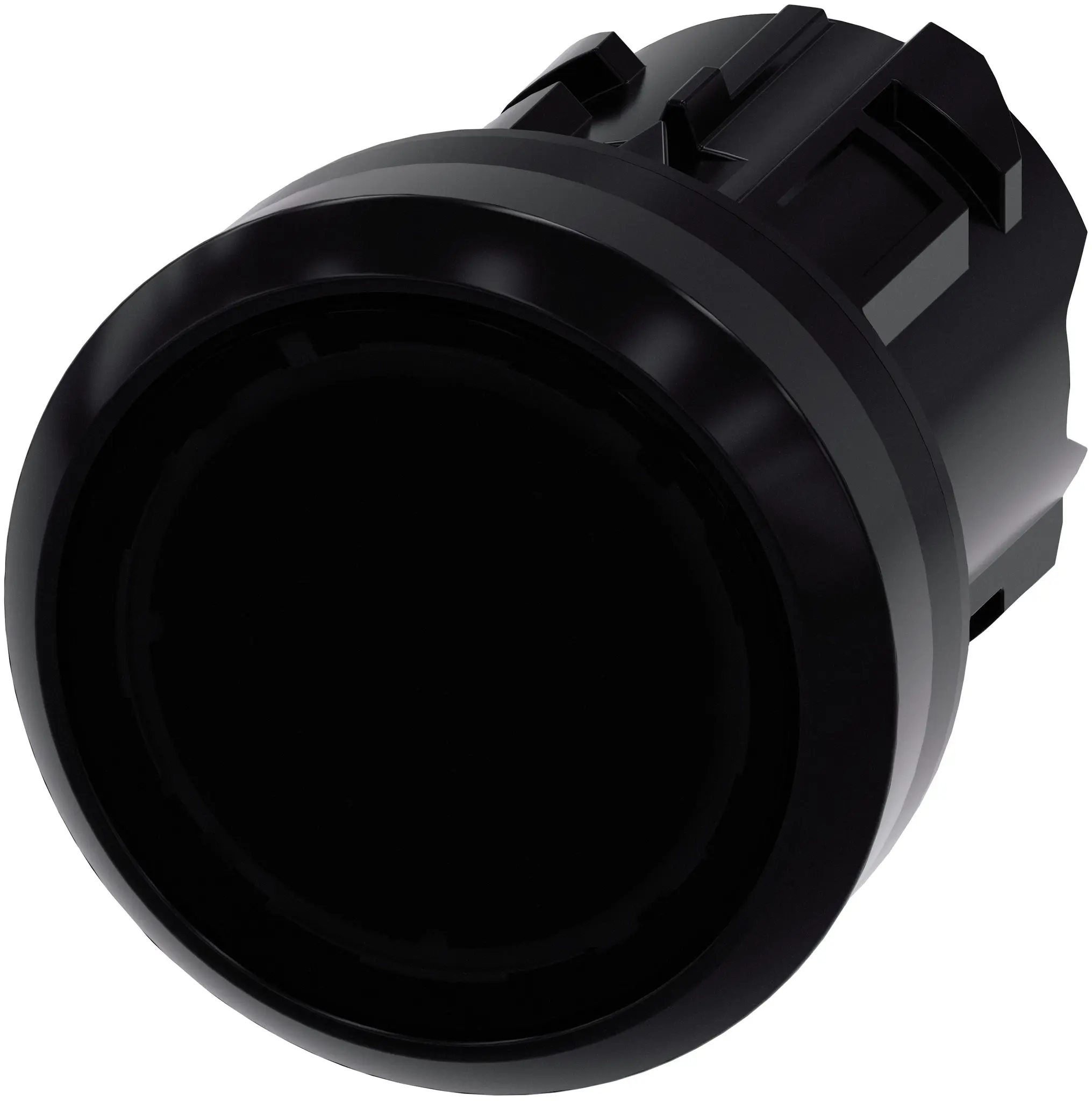 Produktfoto 1 von Siemens SIRIUS ACT Drucktastenkopf Ø 22 mm, Schwarz Tastend Rund Rund Kunststoff, IP66