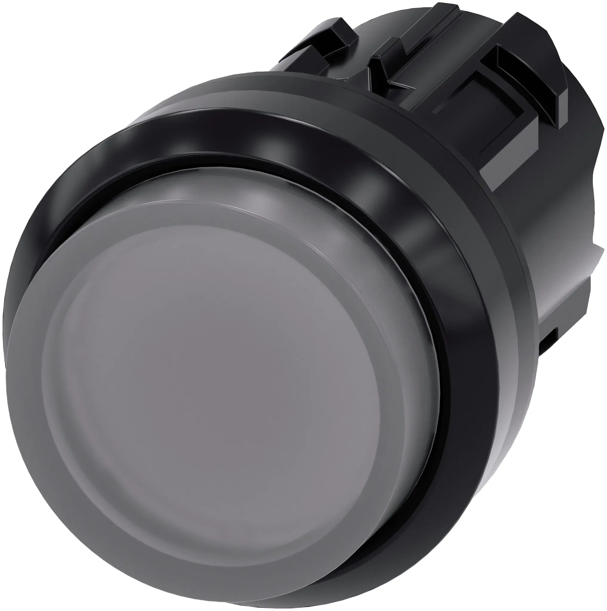 Produktfoto 1 von Siemens SIRIUS ACT Drucktastenkopf Ø 22 mm, lichtdurchlässig Tastend Rund Rund Kunststoff, IP66