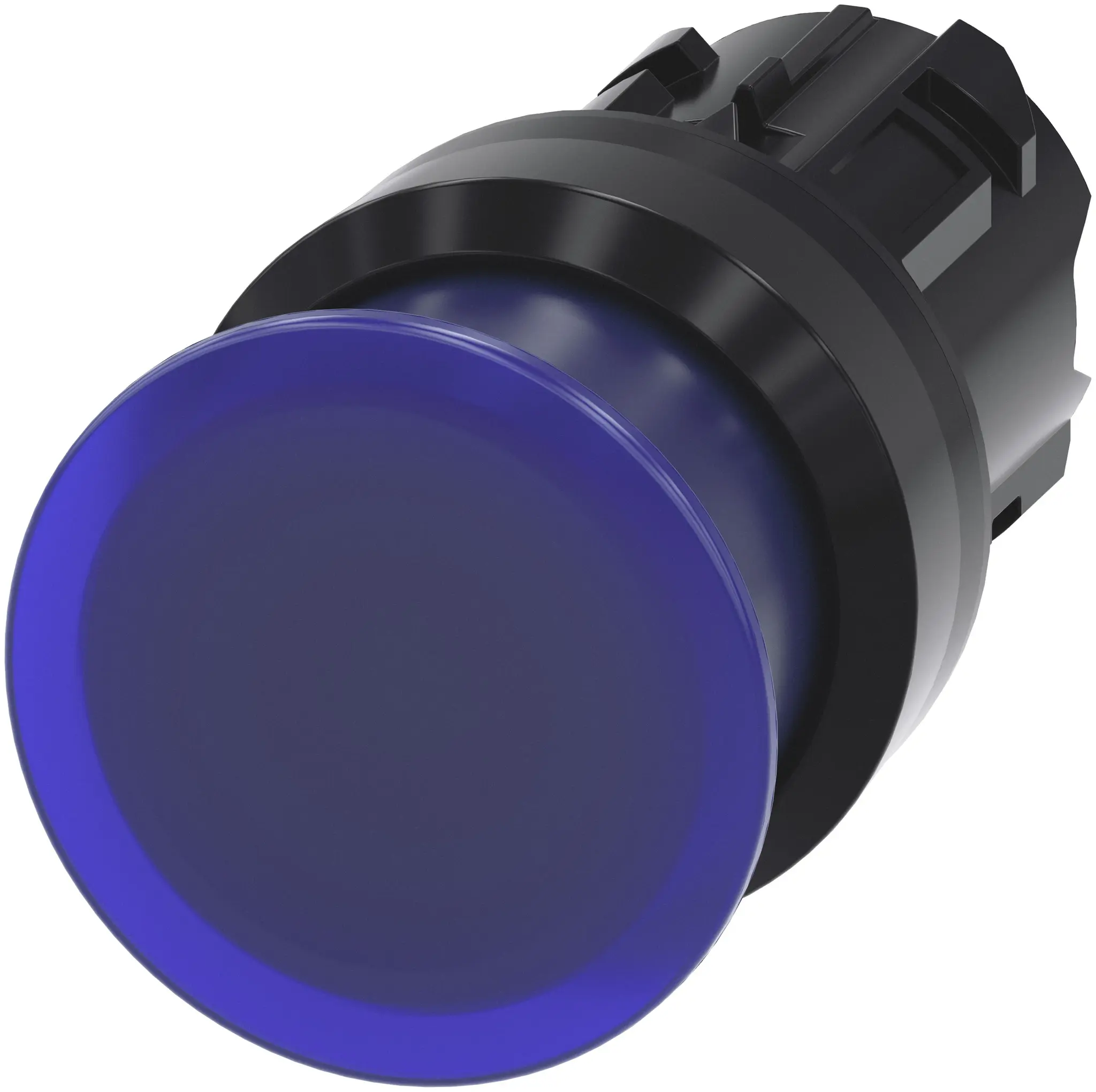 Produktfoto 1 von Siemens SIRIUS ACT Drucktastenkopf Ø 22 mm, Blau Tastend Rund Rund Kunststoff, IP66