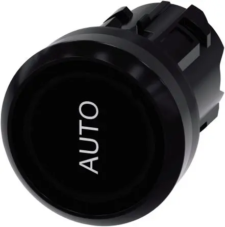 Produktfoto 1 von Siemens SIRIUS ACT Drucktastenkopf Ø 22 mm, Schwarz Tastend Rund Rund Kunststoff, IP66