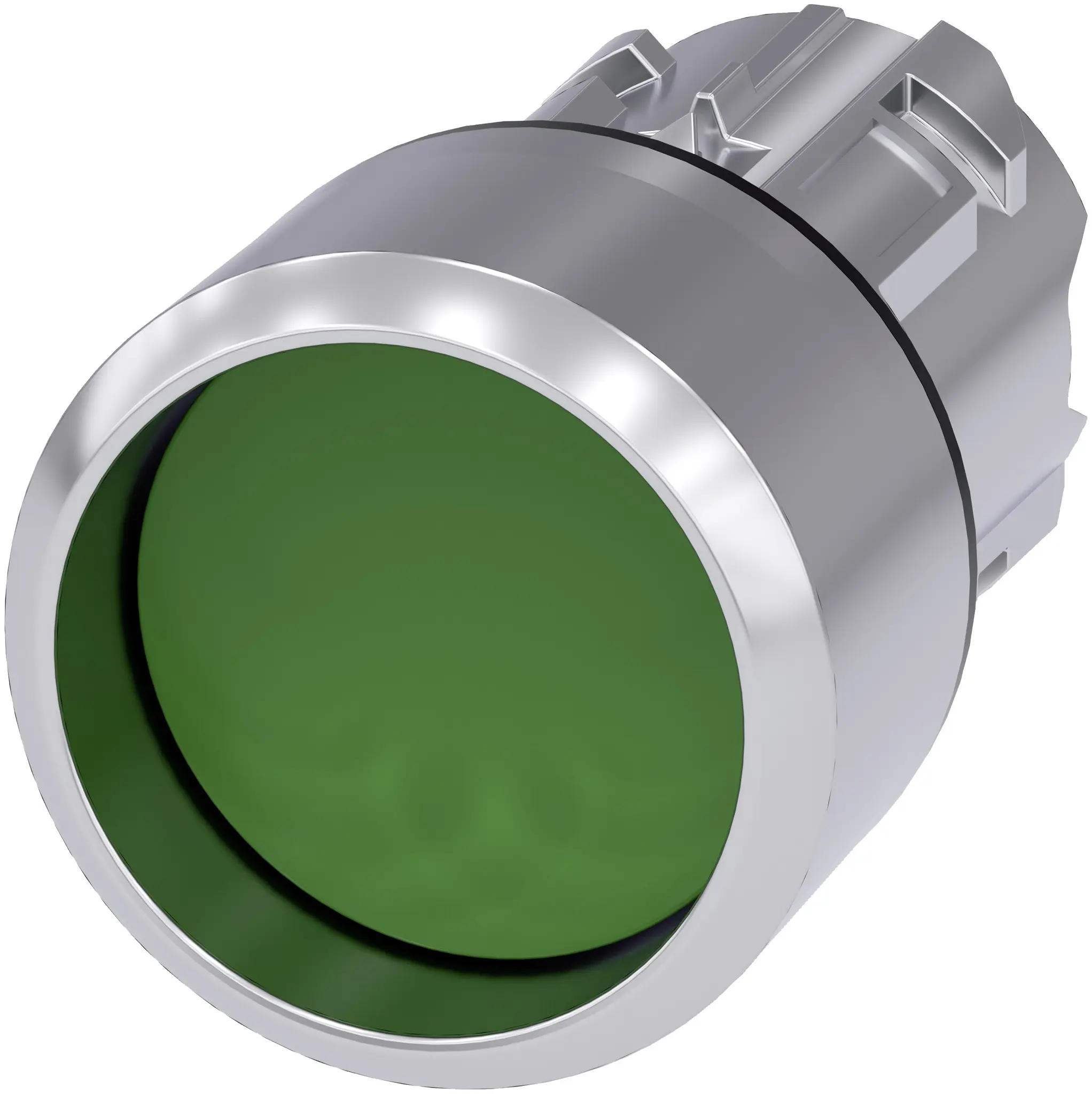 Produktfoto 1 von Siemens SIRIUS ACT Drucktastenkopf Ø 22 mm, Grün Tastend Rund Rund Kunststoff, IP66