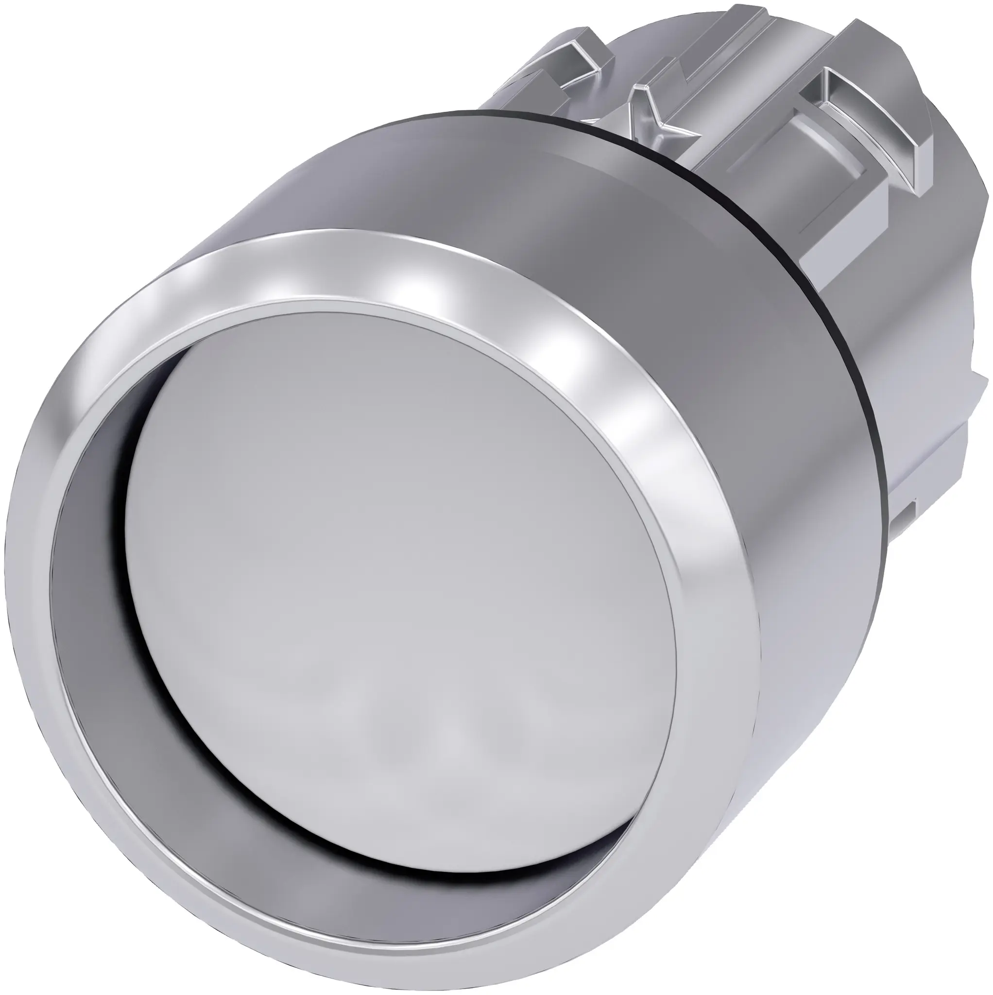 Produktfoto 1 von Siemens SIRIUS ACT Drucktastenkopf Ø 22 mm, Weiß Tastend Rund Rund Kunststoff, IP66