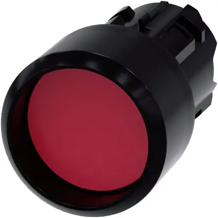 Produktfoto 1 von Siemens SIRIUS ACT Drucktastenkopf Ø 22 mm, Rot Tastend Rund Rund Kunststoff, IP66