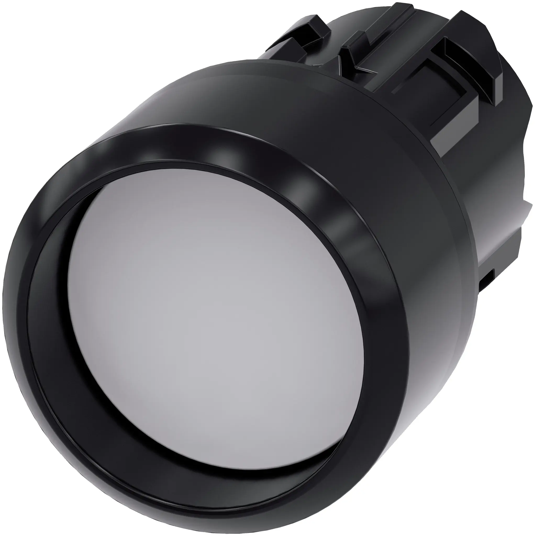 Produktfoto 1 von Siemens SIRIUS ACT Drucktastenkopf Ø 22 mm, Weiß Tastend Rund Rund Kunststoff, IP66