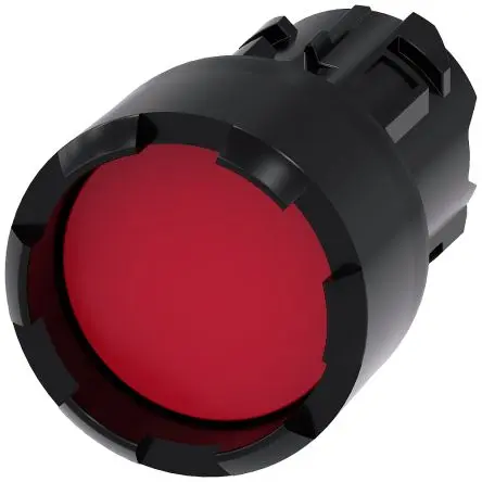 Produktfoto 1 von Siemens SIRIUS ACT Drucktastenkopf Ø 22 mm, Rot Tastend Rund Rund Kunststoff, IP66