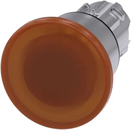 Produktfoto 1 von Siemens SIRIUS ACT Drucktastenkopf Ø 22 mm, Gelb Rastend Rund Rund Kunststoff, IP66