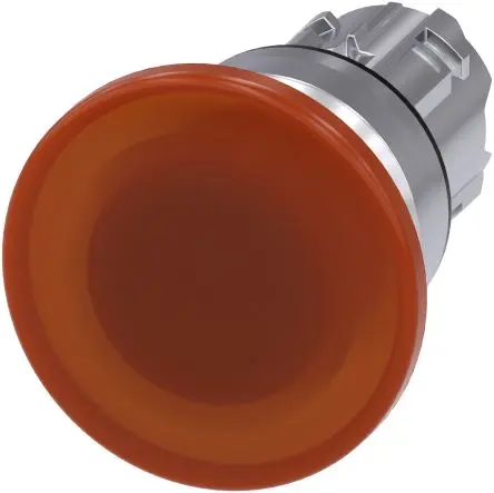 Produktfoto 1 von Siemens SIRIUS ACT Drucktastenkopf Ø 22 mm, Gelb Tastend Rund Rund Kunststoff, IP66