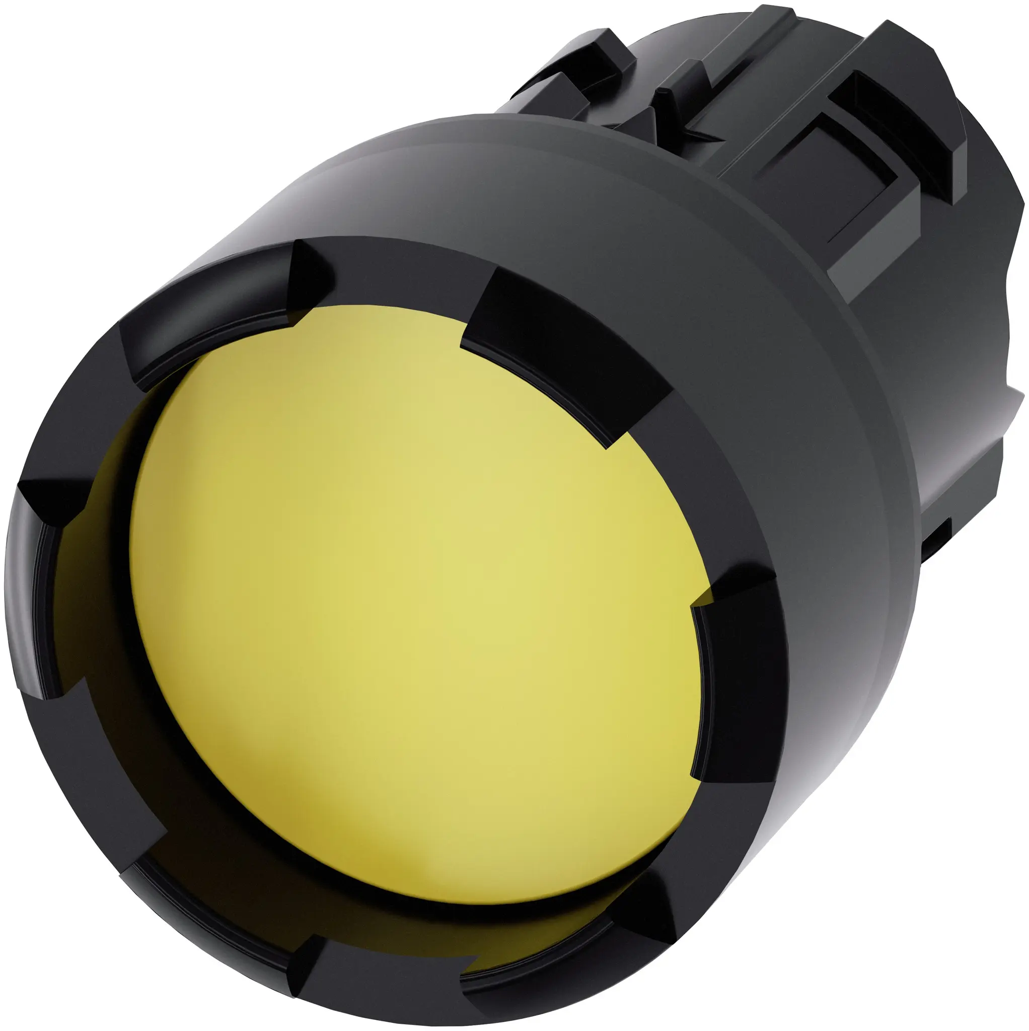 Produktfoto 1 von Siemens SIRIUS ACT Drucktastenkopf Ø 22 mm, Gelb Tastend Rund Rund Kunststoff, IP66