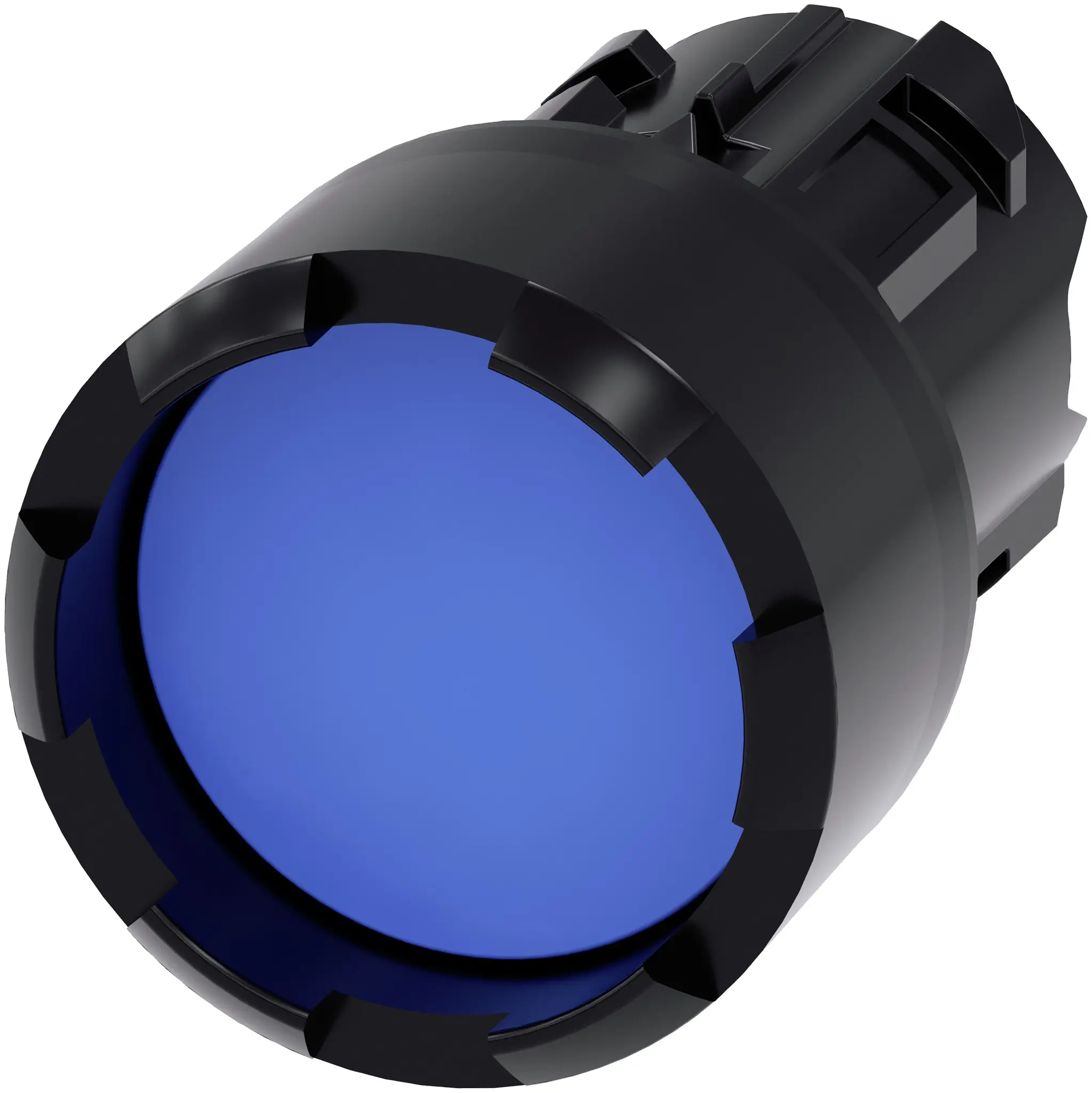 Produktfoto 1 von Siemens SIRIUS ACT Drucktastenkopf Ø 22 mm, Blau Tastend Rund Rund Kunststoff, IP66