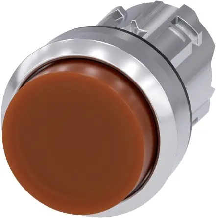 Produktfoto 1 von Siemens SIRIUS ACT Drucktastenkopf Ø 22 mm, Gelb Tastend Rund Rund Kunststoff, IP66