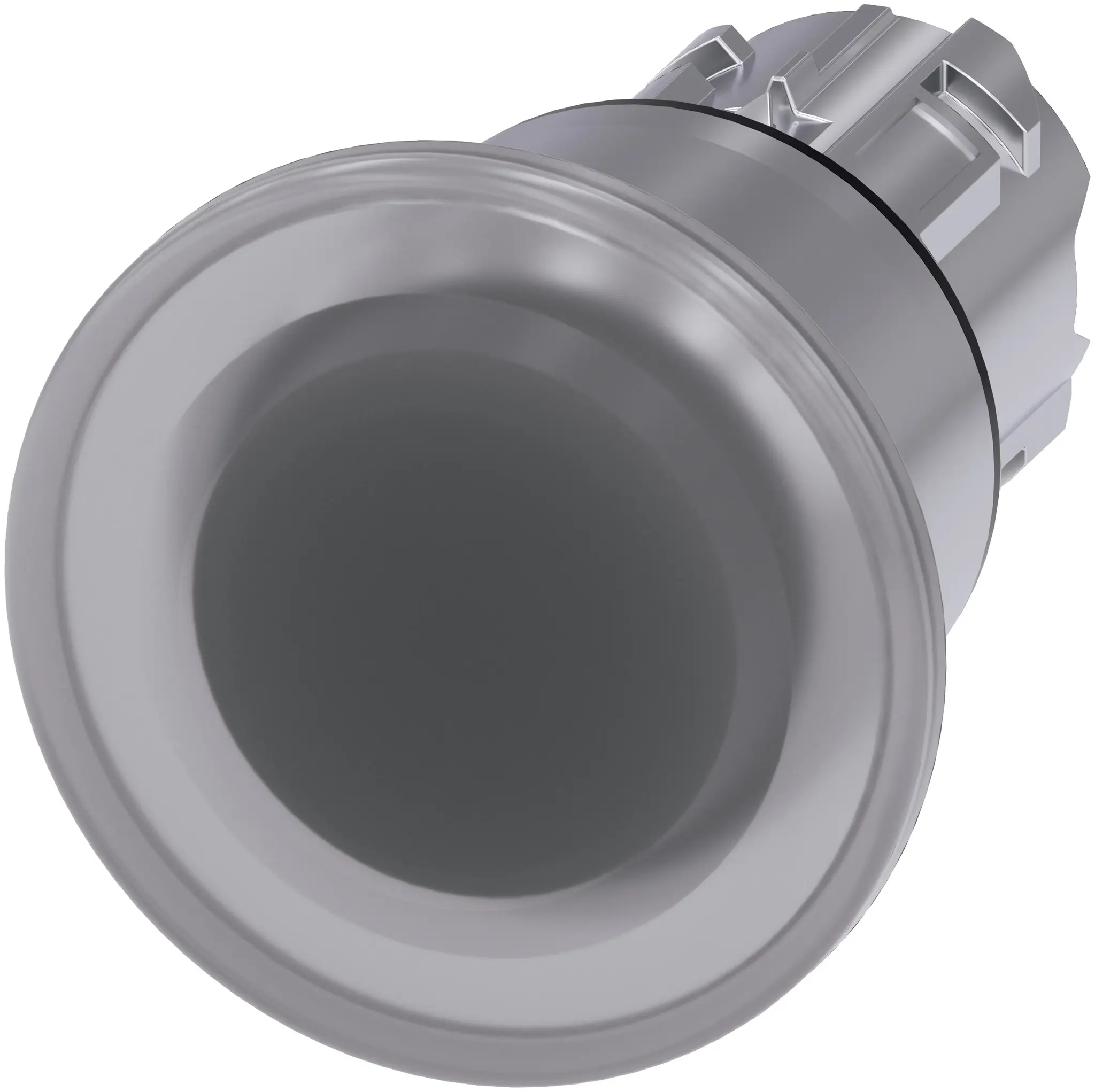 Produktfoto 1 von Siemens 3SU1 Drucktastenkopf Ø 22 mm, lichtdurchlässig Rastend Rund Rund Kunststoff, IP66