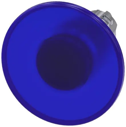 Produktfoto 1 von Siemens SIRIUS ACT Drucktastenkopf Ø 22 mm, Blau Rastend Rund Rund Kunststoff, IP66