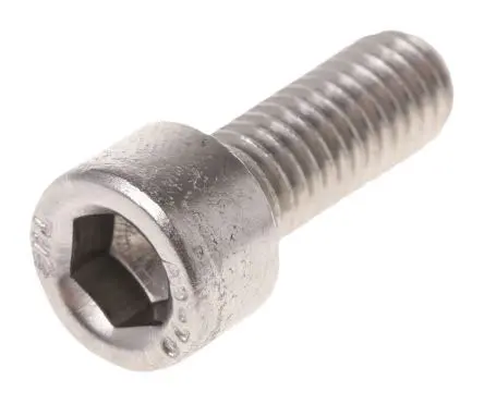 Produktfoto 1 von RS PRO Zylinderkopf Innensechskantschraube, Edelstahl A2, M16 x 2mm, 90mm