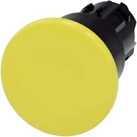 Produktfoto 1 von Siemens SIRIUS ACT Drucktastenkopf Ø 22 mm, Gelb Rastend Rund Rund Kunststoff, IP66