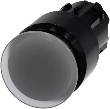 Produktfoto 1 von Siemens SIRIUS ACT Drucktastenkopf Ø 22 mm, lichtdurchlässig Rastend Rund Rund Kunststoff, IP66