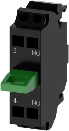 Produktfoto 1 von Siemens SIRIUS ACT 3SU14 Kontaktblock 1 Schließer 50V Federbelastet