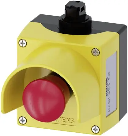 Produktfoto 1 von Siemens SIRIUS ACT 3SU18 Not-Aus-Drucktaster, SMD, Ø 22 mm, 1-poliger Umschalter, Rot IP69, IP66, IP67 Better World, x