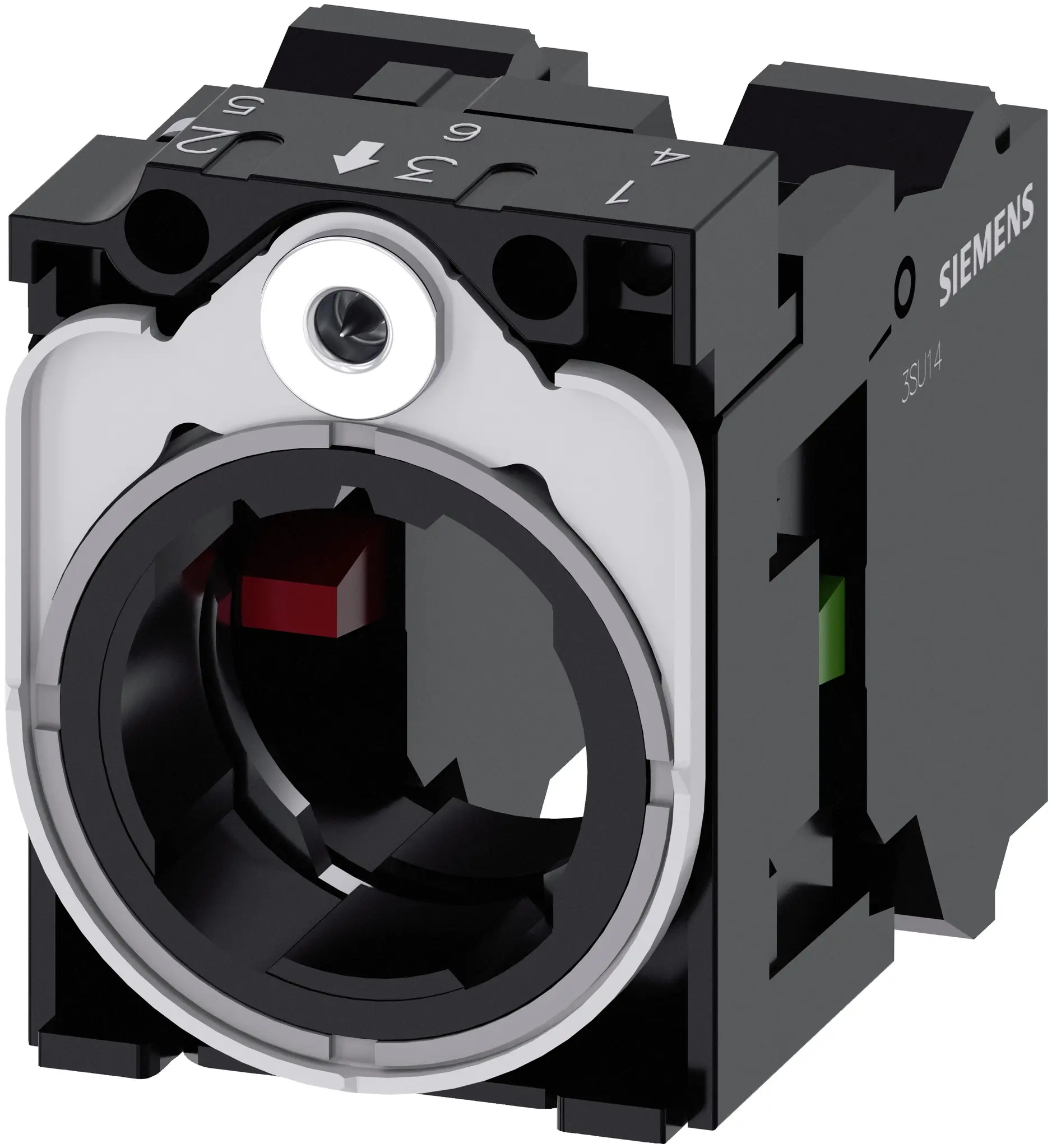 Produktfoto 1 von Siemens SIRIUS ACT 3SU15 Kontaktblock 1 NO (Schließer) + 1 NC (Öffner) 5 ... 500V
