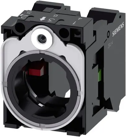 Produktfoto 1 von Siemens SIRIUS ACT 3SU15 Kontaktblock 1 Schließer/1 Öffner 5V, 500 V Federanschlussklemme
