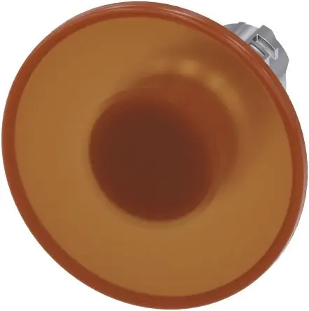 Produktfoto 1 von Siemens SIRIUS ACT Drucktastenkopf Ø 22 mm, Gelb Tastend Rund Rund Kunststoff, IP66