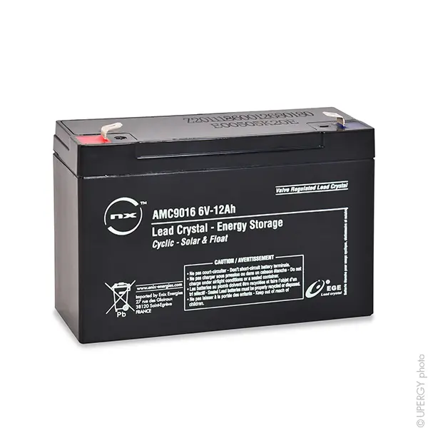 ENIX Energies Abgedichteter Bleiakku, 6V / 12Ah, Standard-Anschluss