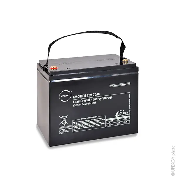 Produktfoto 1 von ENIX Energies Abgedichteter Bleiakku, 12V / 70Ah, Standard-Anschluss, 260 x 169 x 219mm