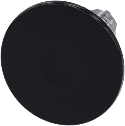 Produktfoto 1 von Siemens SIRIUS ACT Drucktastenkopf Ø 22 mm, Schwarz Rastend Rund Rund Kunststoff, IP66