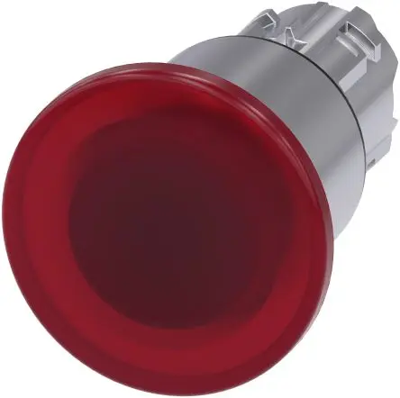 Produktfoto 1 von Siemens SIRIUS ACT Drucktastenkopf Ø 22 mm, Rot Rastend Rund Rund Kunststoff, IP66