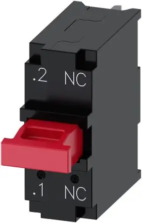 Produktfoto 1 von Siemens SIRIUS ACT 3SU14 Kontaktblock 1 Öffner 240 V ac, 250V dc Buchse