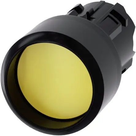 Produktfoto 1 von Siemens SIRIUS ACT Drucktastenkopf Ø 22 mm, Gelb Tastend Rund Rund Kunststoff, IP66